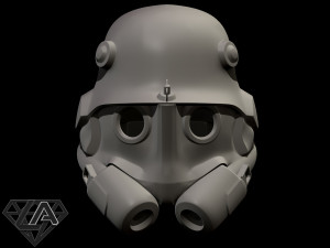 wolfenstein infantry 46 custom helmet Modèles 3D en vedette