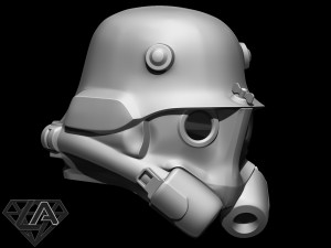 wolfenstein infantry 46 custom helmet Modèles 3D en vedette