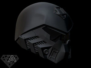 sci-fi tactic roach custom helmet 3d print model 3D Print Model
