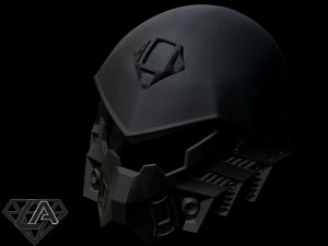 sci-fi tactic roach custom helmet 3d print model 3D Print Model