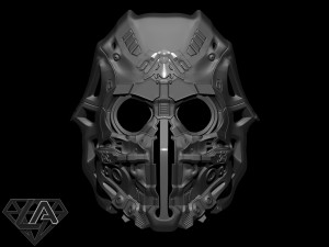sci-fi pirat custom helmet 3d print model 3D 打印模型