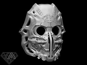 sci-fi pirat custom helmet 3d print model 3D 打印模型