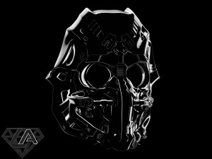sci-fi pirat custom helmet 3d print model 3D 打印模型