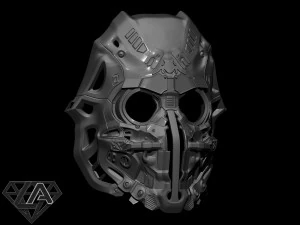 sci-fi pirat custom helmet 3d print model 3D Print Model