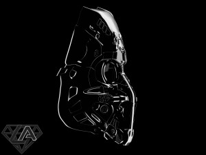 sci-fi pirat custom helmet 3d print model 3D 打印模型