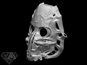 sci-fi pirat custom helmet 3d print model 3D 打印模型