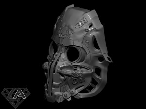 sci-fi pirat custom helmet 3d print model 3D 打印模型