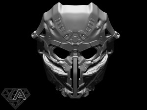 sci-fi pirat custom helmet 3d print model 3D 打印模型