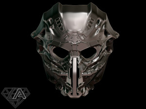 sci-fi pirat custom helmet 3d print model 3D 打印模型