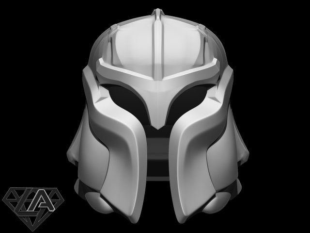 darksiders angel brute custom helmet 3d print model 3D Print Model .c4d .max .obj .3ds .fbx .stl .blend 