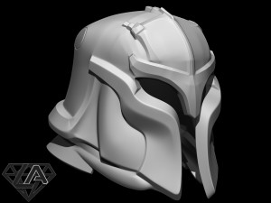 darksiders angel brute custom helmet 3d print model 3D Print Model
