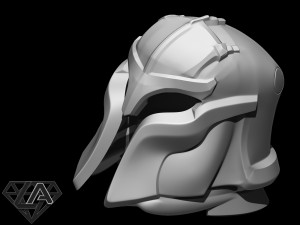 darksiders angel brute custom helmet 3d print model 3D Print Model