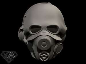 half life combain grunt helmet 3d print model 3D 打印模型