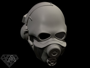 half life combain grunt helmet 3d print model 3D 打印模型