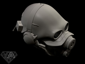 half life combain grunt helmet 3d print model 3D 打印模型