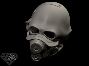 half life combain grunt helmet 3d print model 3D 打印模型