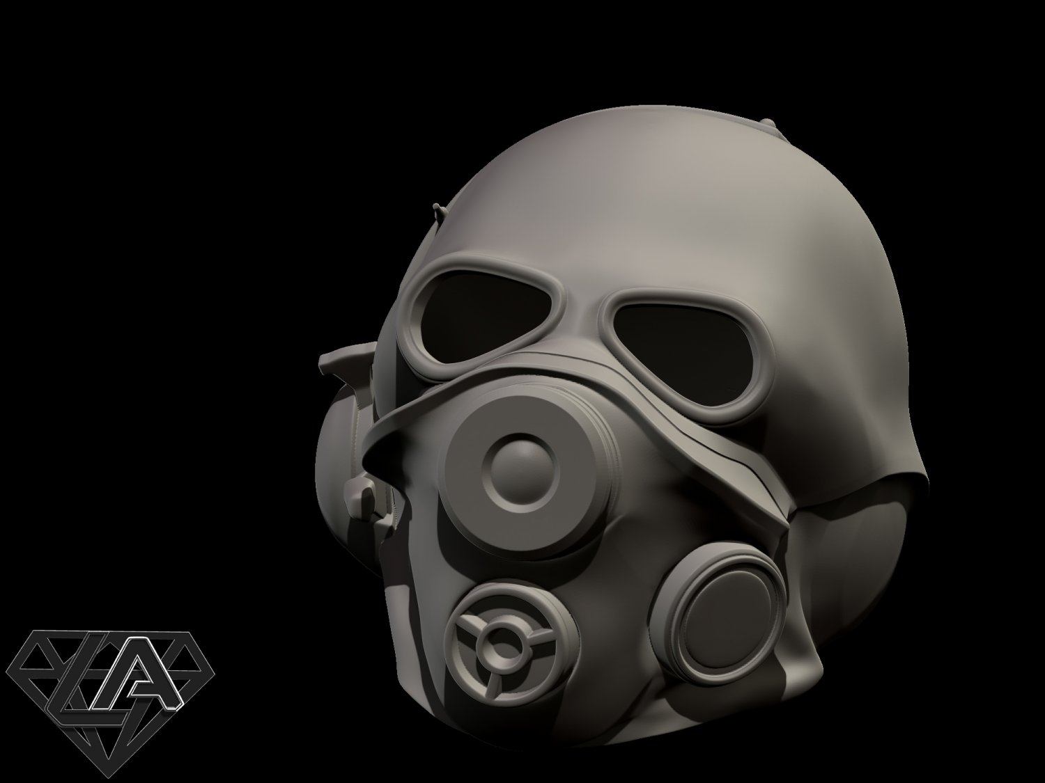 Half Life Combain Grunt Helmet 3d Print Model 3D Принт Модель In.