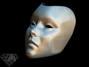 geisha mask 3d print model 3D Print Model
