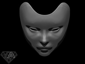 geisha mask 3d print model Modelo de impresión 3D