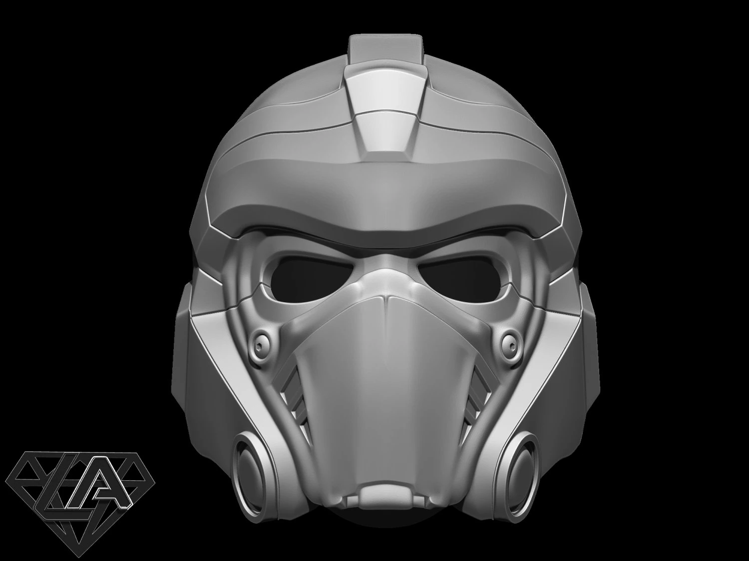 Gears of War Clayton Carmine niestandardowy model hełmu do druku 3D Model do druku 3D .c4d .max .obj .3ds .fbx .stl .blend 