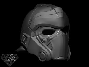 gears of war clayton carmine custom helmet 3d print model 3D-Druckmodell