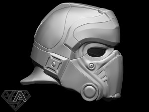 gears of war clayton carmine custom helmet 3d print model 3D-Druckmodell