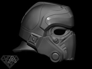 gears of war clayton carmine custom helmet 3d print model 3D-Druckmodell