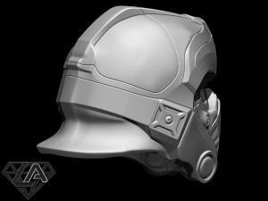 gears of war clayton carmine custom helmet 3d print model 3D-Druckmodell