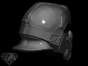 gears of war clayton carmine custom helmet 3d print model 3D-Druckmodell