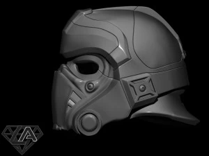 Gears of War Clayton Carmine niestandardowy model hełmu do druku 3D Model do druku 3D