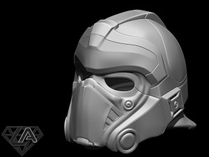 gears of war clayton carmine custom helmet 3d print model 3D-Druckmodell