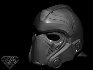 gears of war clayton carmine custom helmet 3d print model 3D-Druckmodell