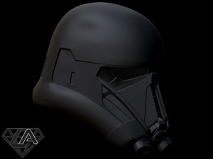 star wars death trooper helmet 3d print model Modello di stampa 3D