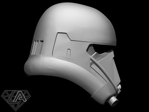 star wars death trooper helmet 3d print model Modello di stampa 3D