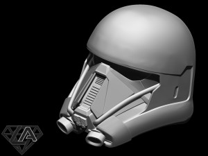 star wars death trooper helmet 3d print model Modello di stampa 3D
