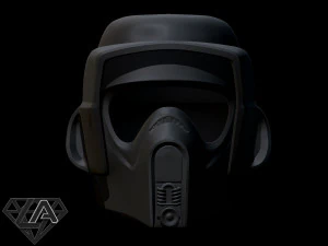 star wars scout trooper helmet 3d print model 3D Print Model