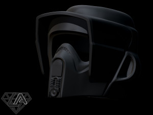 star wars scout trooper helmet 3d print model Modèles 3D en vedette