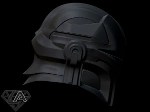 mandalorian knight custom helmet 3d print model 3D Print Model