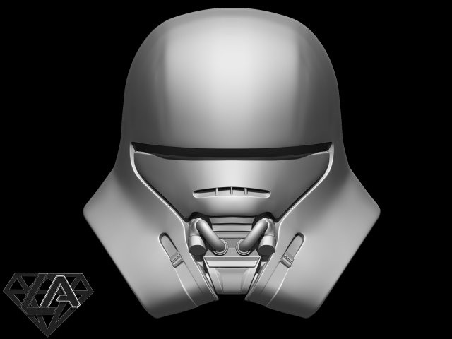 star wars jet trooper helmet 3d print model Model do druku 3D .c4d .max .obj .3ds .fbx .stl .blend 