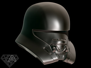 star wars jet trooper helmet 3d print model Model do druku 3D
