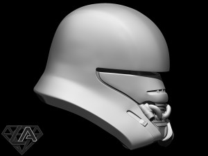 star wars jet trooper helmet 3d print model Model do druku 3D