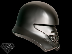 star wars jet trooper helmet 3d print model Model do druku 3D