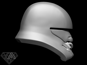 star wars jet trooper helmet 3d print model Model do druku 3D