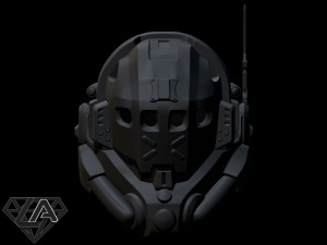 titanfall 2 pilot sci fi helmet 3D-Druckmodell