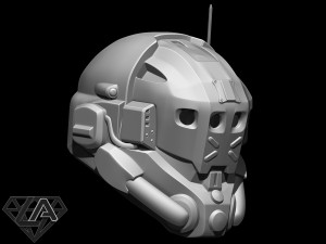 titanfall 2 pilot sci fi helmet 3D-Druckmodell