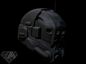 titanfall 2 pilot sci fi helmet 3D-Druckmodell