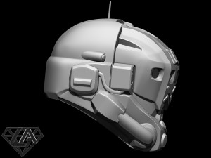 titanfall 2 pilot sci fi helmet 3D-Druckmodell
