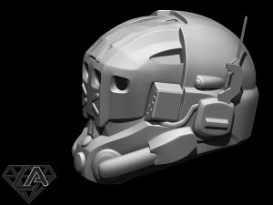 titanfall 2 pilot sci fi helmet 3D-Druckmodell