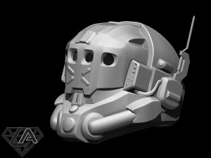 titanfall 2 pilot sci fi helmet 3D-Druckmodell