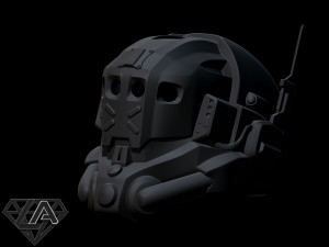 titanfall 2 pilot sci fi helmet 3D-Druckmodell